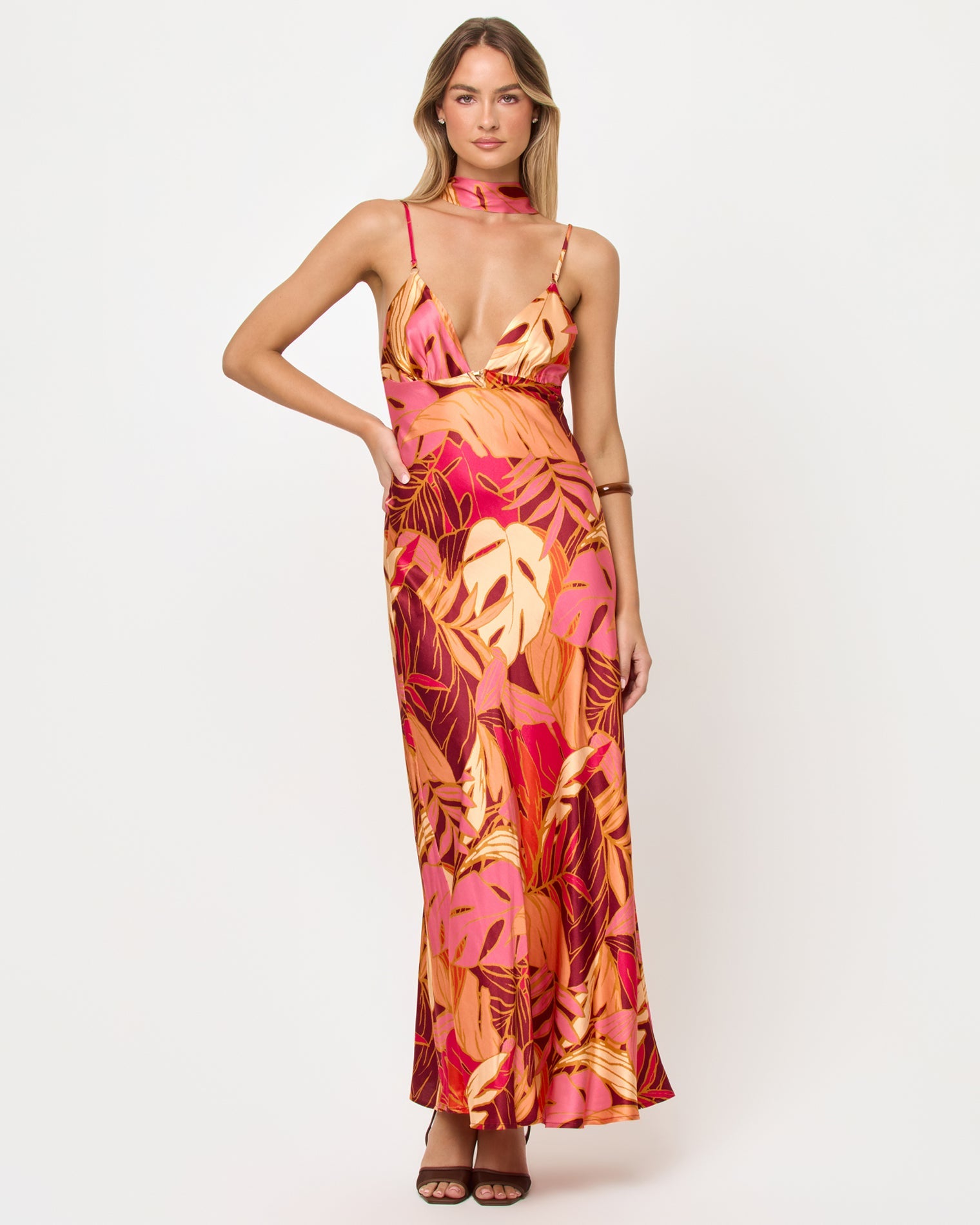 Robe longue With Love Leaf It To Me