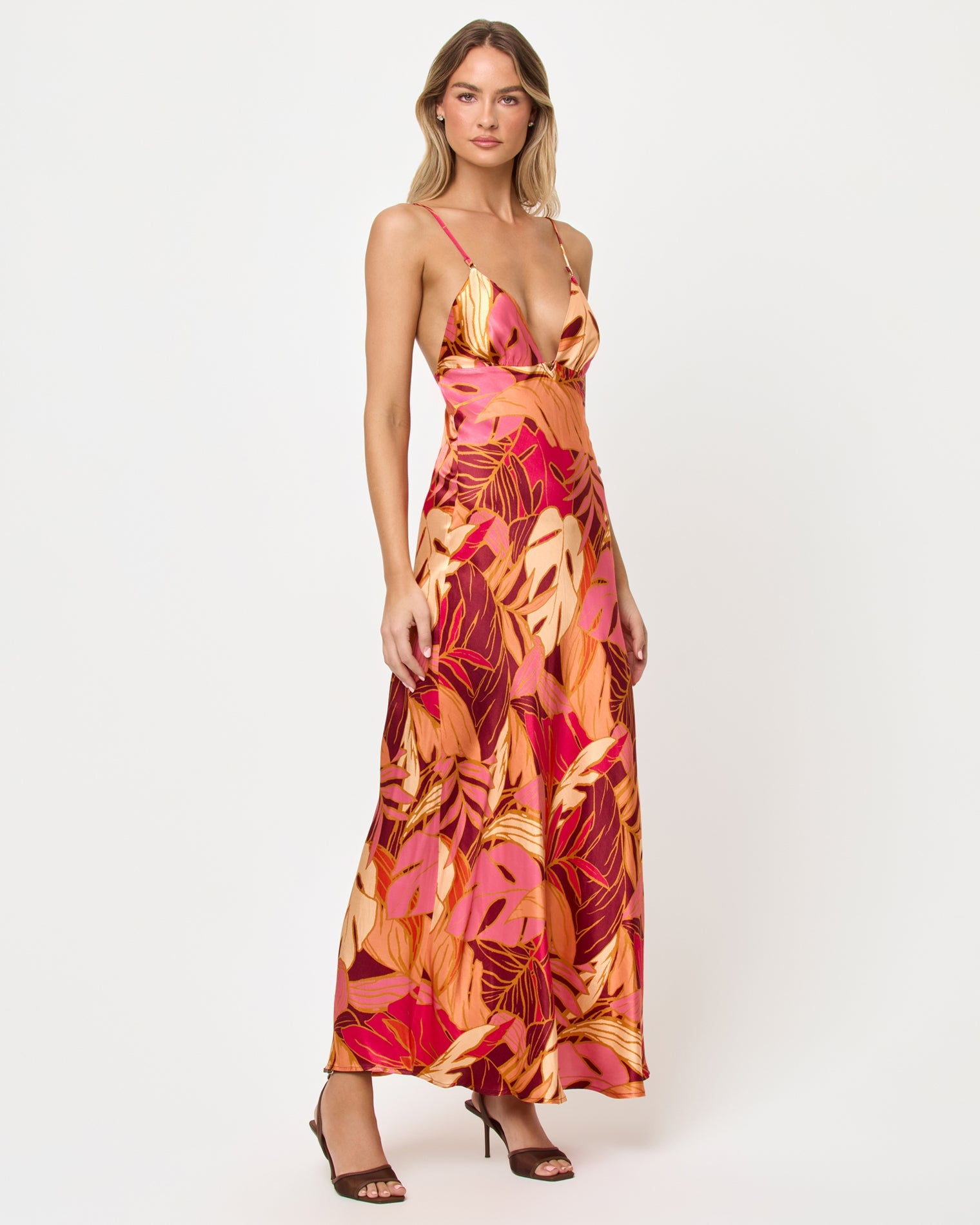 Robe longue With Love Leaf It To Me