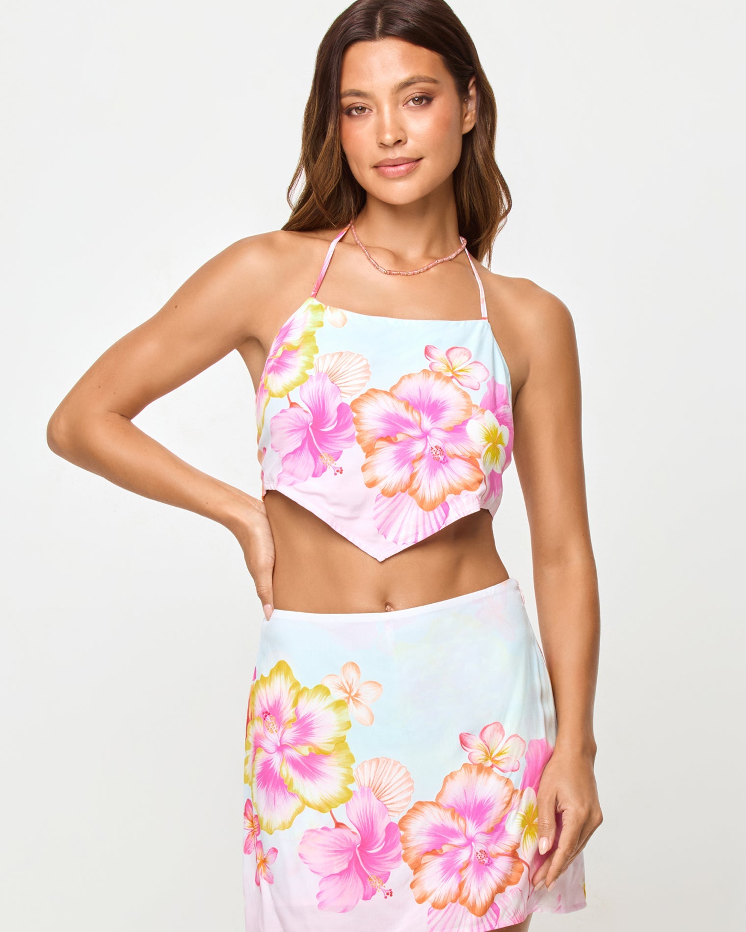 Jupe-short ajustée pour femme avec short intégré et fermeture éclair latérale