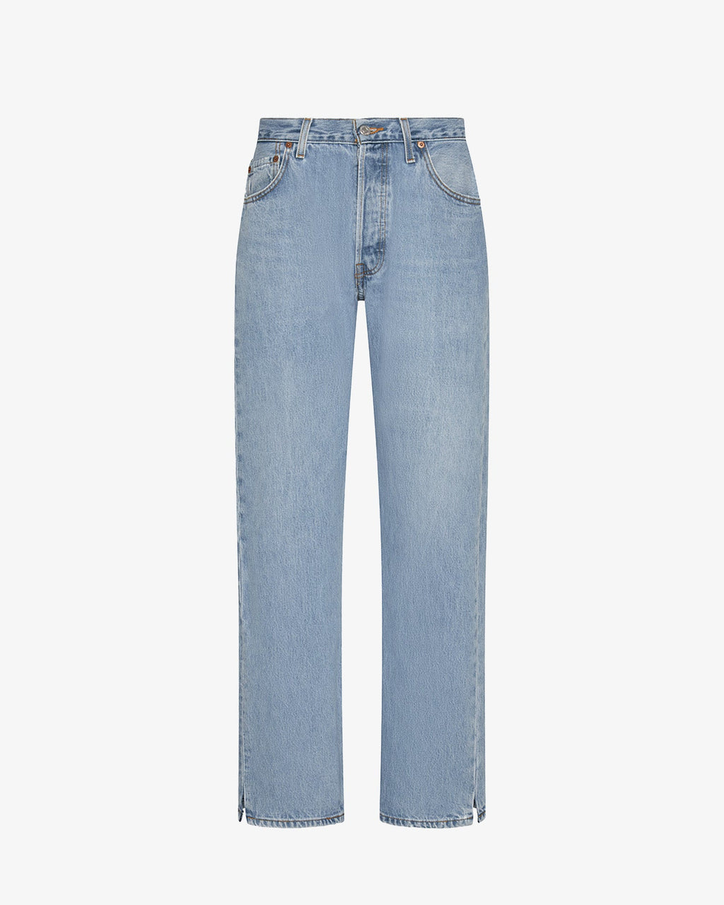 Jean ample taille basse « Off Duty » en denim bleu vintage